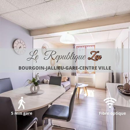 Le Republique-Gare-Centre Ville Bourgoin-Jallieu Zewnętrze zdjęcie